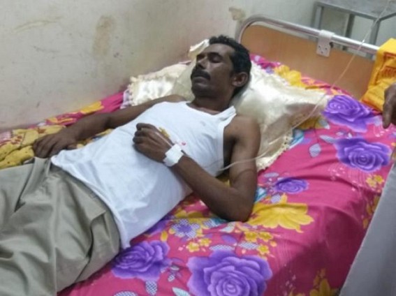 BJPâ€™s political terror in Udaipur (Tripura), 2 injured